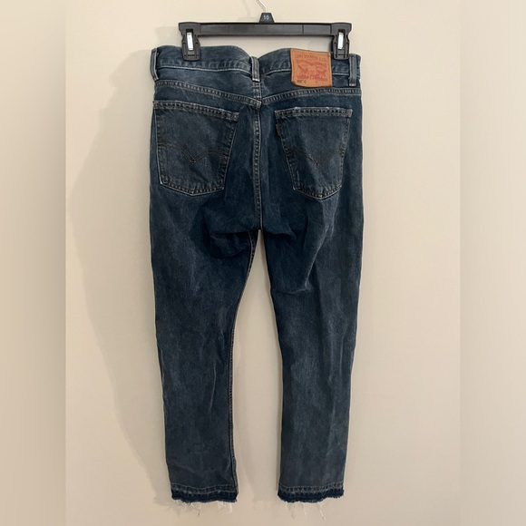 Levis Womens Orange Tab 505C Cropped Jeans Size 28 - Picture 4 of 4